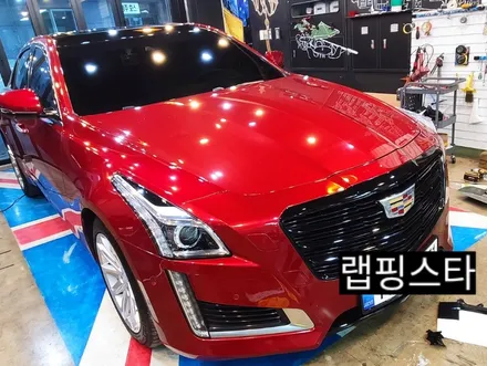 경주랩핑스타)캐딜락 cts 그릴크롬죽이기 루프스킨 / 경주시 성동동