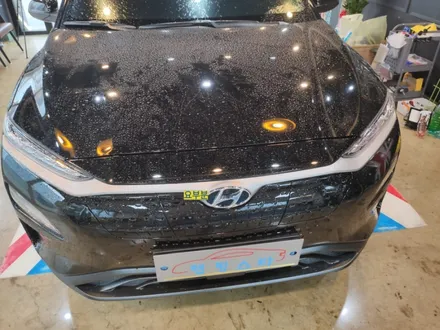 경주랩핑)코나 ev  크롬죽이기 부분 랩핑 / 경주시 성동동