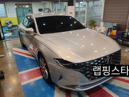 경주랩핑)더뉴 그랜져 전면 범퍼 휀다 ppf 보험처리 / 경주시 성동동
