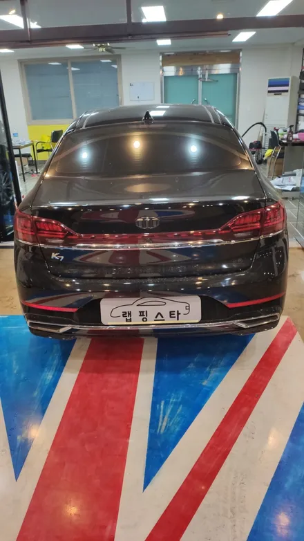 경주랩핑)k7 부분랩핑 크롬죽이기 그릴랩핑 / 경주시 성동동