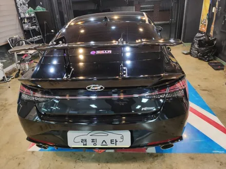 경주랩핑스타)아반떼n 레이싱 랩핑 / 경주시 성동동