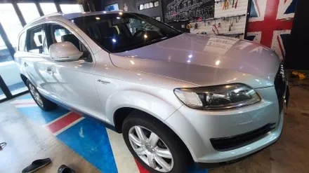 경주랩핑스타)아우디 q7 부분랩핑 바이퍼라인 / 경주시 성동동