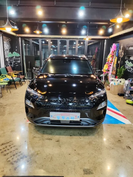 경주랩핑)코나 ev  크롬죽이기 부분 랩핑 / 경주시 성동동