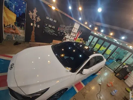 랩핑스타)아반떼 cn7 루프스킨 차주랩핑체험 / 경주시 성동동