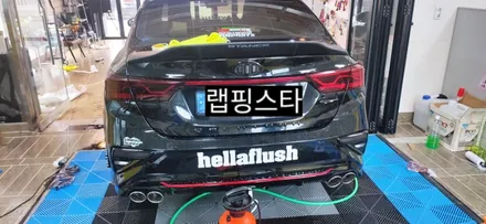 경주랩핑스타)k3 후미등 스모그ppf필름 / 경주시 성동동
