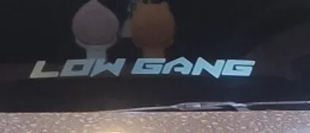 경주랩핑스타)스팅어 아이라인 전면데칼 제작 / 경주시 성동동