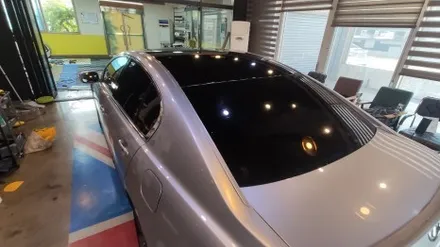 경주랩핑스타)렉서스 루프스킨 제거없이 재시공 / 경주시 성동동