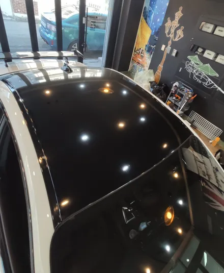 경주랩핑) bmw m4  부분시공 / 경주시 성동동