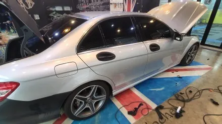 경주랩핑스타)벤츠 c63amg 랩핑제거 / 경주시 성동동