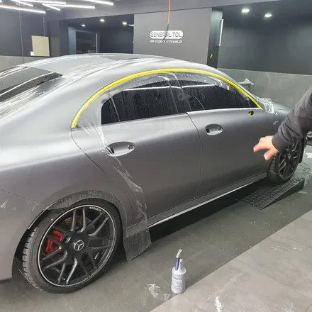 벤츠CLA 45AMG 전체무광PPF 작업 / 성남, 판교, 용인