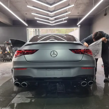 벤츠CLA 45AMG 전체무광PPF 작업 / 성남, 판교, 용인