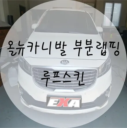 [EXA][대구랩핑] 기아 올뉴카니발 루프스킨 / 올뉴카니발랩핑 올뉴카니발부분랩핑 올뉴카니발튜닝 대구랩핑전문 대구루프스킨전문 / 대구 달성군 화원읍