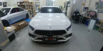 [EXA][대구랩핑전문] 벤츠 CLS 400d 전체랩핑 시공 대구 랩핑 EXA / 대구 달성군 화원읍