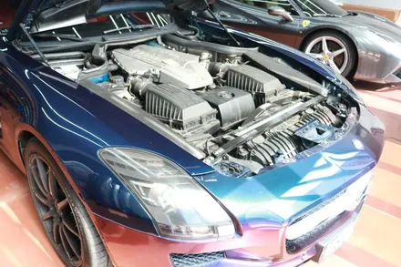 대구 수입차 랩핑 전문 벤츠 SLS 63AMG 전체랩핑 제거 / 대구 달성군 화원읍