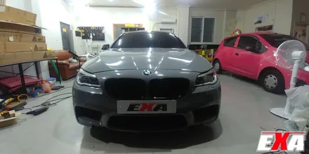 [EXA][대구랩핑전문] BMW 520d 전체랩핑 (에이버리슈프림 유광 락그레이) / 대구 달성군 화원읍
