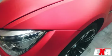 [EXA][대구랩핑전문] BMW M4(f83)컨버터블 전체랩핑 + 무광크롬랩핑 + 크롬랩핑 시공 ( 에이버리 무광크롬 다크레드 ) / 대구 달성군 화원읍