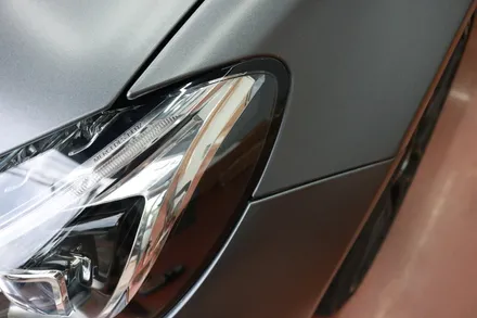 벤츠 C63AMG 사틴 메탈릭그레이 전체랩핑 시공 수입차랩핑 / 대구 달성군 화원읍