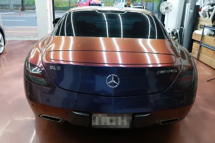 대구 수입차 랩핑 전문 벤츠 SLS 63AMG 전체랩핑 제거 / 대구 달성군 화원읍