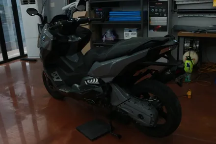 BMW C650 Sport 나르도그레이 의 느낌 락그레이 전체랩핑 시공 후기 / 대구 달성군 화원읍