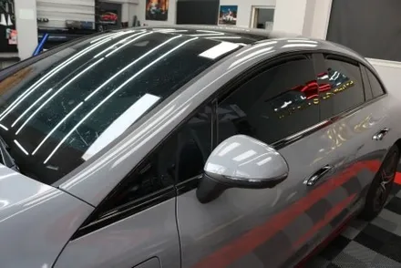벤츠 EQE53 AMG 차량 전체 랩핑 및 크롬 딜리트 시공기 / 대구 달성군 화원읍