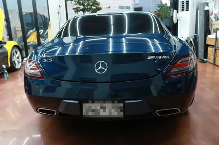 대구 수입차 랩핑 전문 벤츠 SLS 63AMG 전체랩핑 제거 / 대구 달성군 화원읍