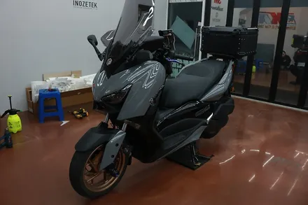 대구랩핑 혼다 XMAX 300 바이크 나르도그레이 전체랩핑 시공 후기 / 대구 달성군 화원읍