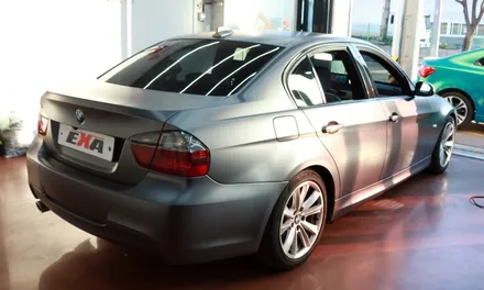 320i BMW 랩핑 에어버리 슈프림 사틴다크그레이메탈릭 / 대구 달성군 화원읍