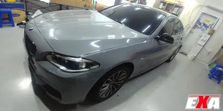 [EXA][대구랩핑전문] BMW 520d 전체랩핑 (에이버리슈프림 유광 락그레이) / 대구 달성군 화원읍