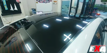 [EXA][대구랩핑전문] 기아 K3 루프스킨 + 부분랩핑 시공 ( 3M2080 유광블랙 ) / 대구 달성군 화원읍