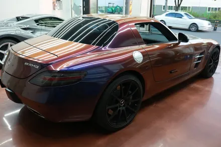 대구 수입차 랩핑 전문 벤츠 SLS 63AMG 전체랩핑 제거 / 대구 달성군 화원읍