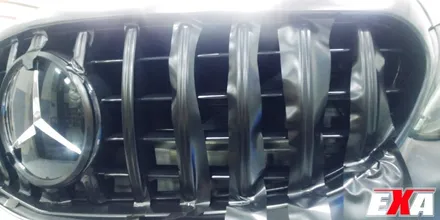 [EXA][대구랩핑전문] 벤츠 C220d 전체랩핑 + 부분랩핑 + 크롬죽이기 + C63AMG개조 + 라이트필름 시공 / 대구 달성군 화원읍