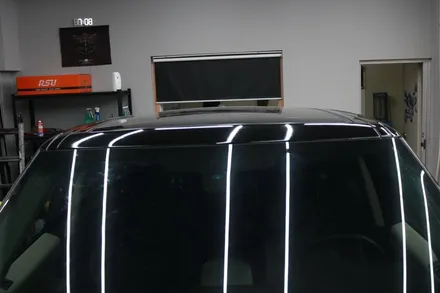 대구 블랙팩 랩핑 랜드로버 레인지로버스포츠 블랙팩 루프스킨 시공 / 대구 달성군 화원읍