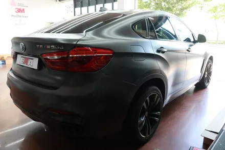 대구랩핑, BMW X6M50d 에이버리슈프림 사틴 다크바솔트 / 대구 달성군 화원읍