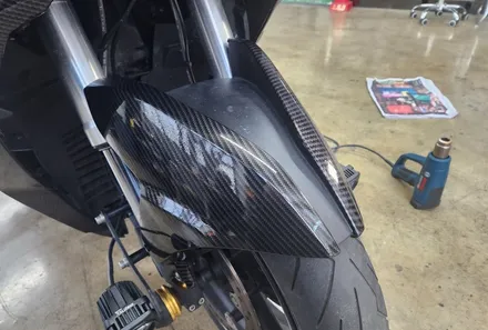 대구 BMW 오토바이 C650 스포츠 카본 필름 랩핑 / 대구 달성군 화원읍