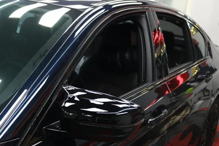 BMW 5시리즈 크롬죽이기 미러커버 휀다덕트 파츠교체 / BMW / 5시리즈 / 대구,구미