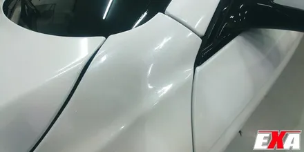 [EXA][대구랩핑전문] BMW 520d (f10) 전체랩핑 + 루프스킨 시공 ( 에이버리슈프림 유광 다이아몬드펄 화이트 ) / 대구 달성군 화원읍