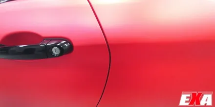 [EXA][대구랩핑전문] BMW M4(f83)컨버터블 전체랩핑 + 무광크롬랩핑 + 크롬랩핑 시공 ( 에이버리 무광크롬 다크레드 ) / 대구 달성군 화원읍