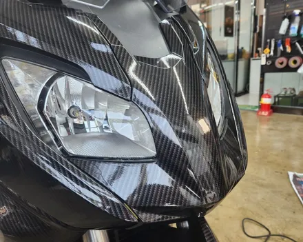 대구 BMW 오토바이 C650 스포츠 카본 필름 랩핑 / 대구 달성군 화원읍
