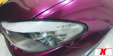 [EXA][대구랩핑전문] BMW 520d 전체랩핑 + f10 전체랩핑 시공 (에이버리슈프림 유광 펀퍼플) / 대구 달성군 화원읍