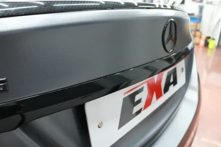 벤츠 C63AMG 사틴 메탈릭그레이 전체랩핑 시공 수입차랩핑 / 대구 달성군 화원읍