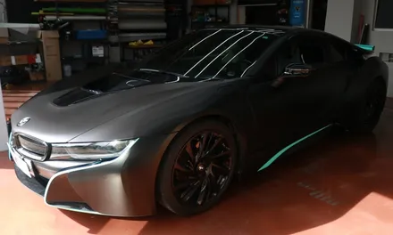 대구랩핑 BMW i8 상상을 현실로 만들어드렸어요 휠랩핑 까지! / 대구 달성군 화원읍