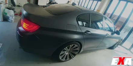[EXA][대구랩핑전문] BMW 528i 전체랩핑 + 루프스킨 + M5개조 시공  ( 에이버리슈프림 세틴 다크바솔트 ) / 대구 달성군 화원읍