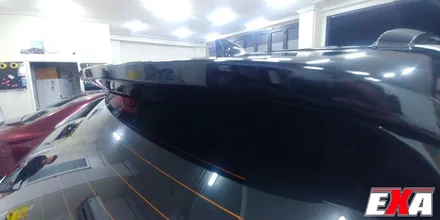 [EXA][대구랩핑전문] 현대 올뉴투싼 루프스킨 + 부분랩핑 시공 (3M2080 유광블랙) / 대구 달성군 화원읍