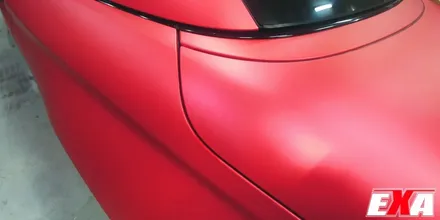 [EXA][대구랩핑전문] BMW M4(f83)컨버터블 전체랩핑 + 무광크롬랩핑 + 크롬랩핑 시공 ( 에이버리 무광크롬 다크레드 ) / 대구 달성군 화원읍