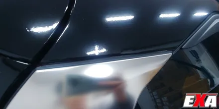 [EXA][대구랩핑전문] 기아 셀토스 루프스킨+도어캐치+미러커버 부분랩핑 시공 (3M2080유광블랙) / 대구 달성군 화원읍