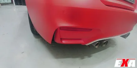 [EXA][대구랩핑전문] BMW M4(f83)컨버터블 전체랩핑 + 무광크롬랩핑 + 크롬랩핑 시공 ( 에이버리 무광크롬 다크레드 ) / 대구 달성군 화원읍