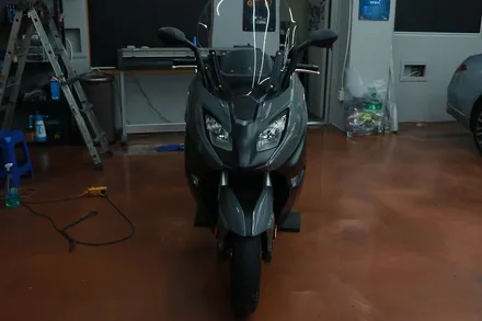 BMW C650 Sport 나르도그레이 의 느낌 락그레이 전체랩핑 시공 후기 / 대구 달성군 화원읍