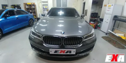 [EXA][대구랩핑전문] BMW 730d 전체랩핑 시공 (에이버리슈프림 유광 화이트) / 대구 달성군 화원읍