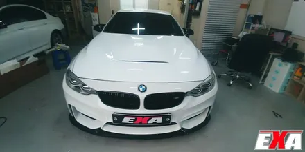 [EXA][대구랩핑전문] BMW M4(f83)컨버터블 전체랩핑 + 무광크롬랩핑 + 크롬랩핑 시공 ( 에이버리 무광크롬 다크레드 ) / 대구 달성군 화원읍