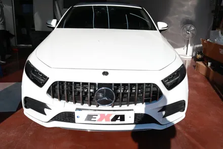 벤츠 CLS 300d 루프스킨 부분랩핑 시공 대구랩핑 / 대구 달성군 화원읍